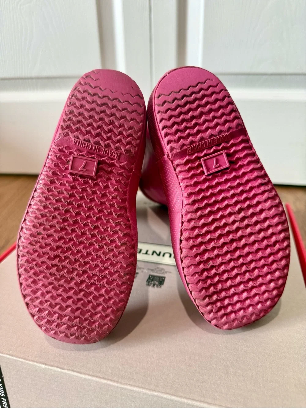 Hunter Girls Hot Pink Rain Boots